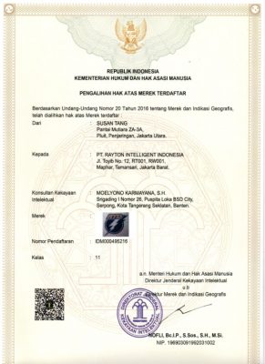 RTD hak merek rayton